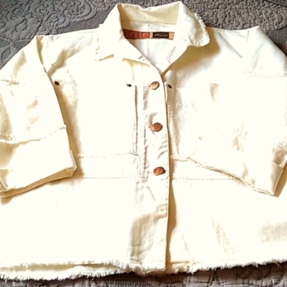 Light Cream Jeans Jacket!